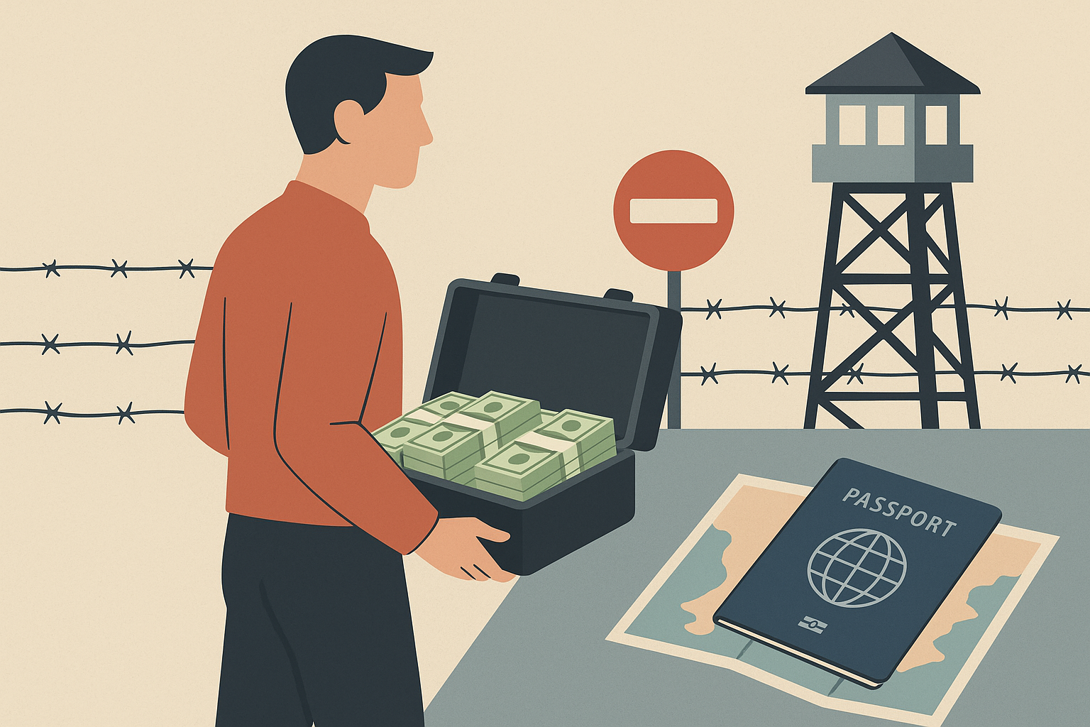 What happens if you break rules in North Korea?